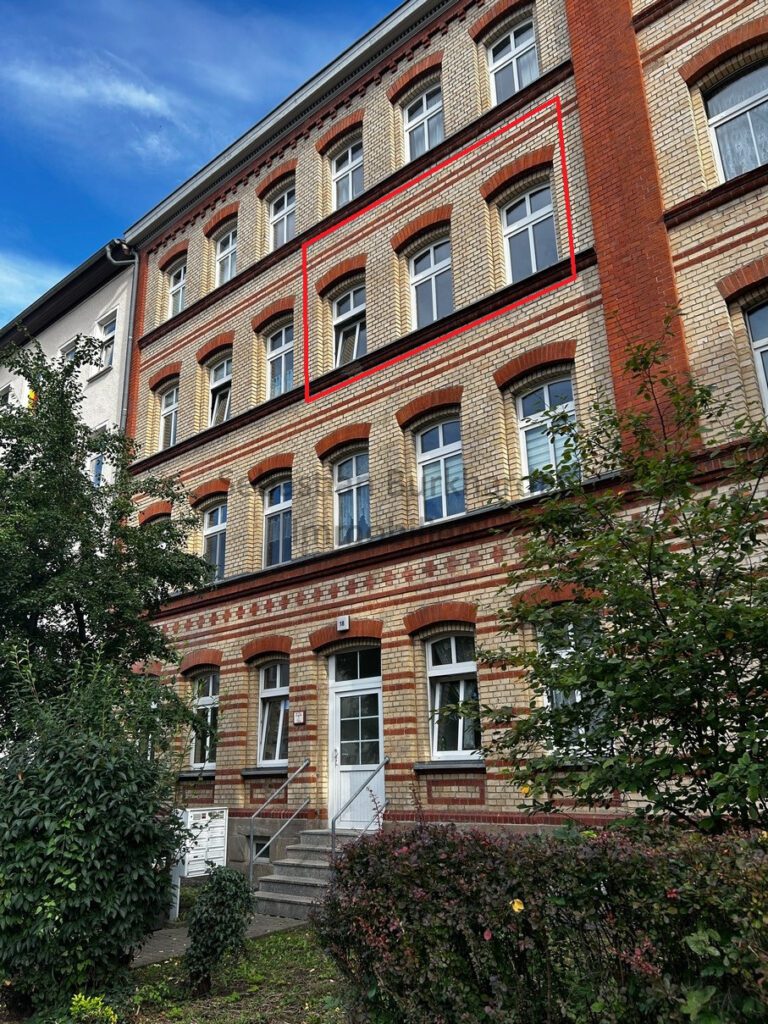 Charmente 2-Raum-Wohnung mit Balkon in unmittelbarer Nähe von Erfurt Altstadt 1 Vorderansicht